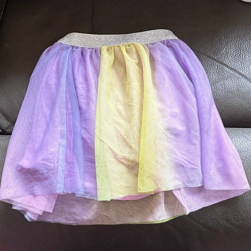 Girls jumping beans limited edition Disney mesh skirt with fabric underneath